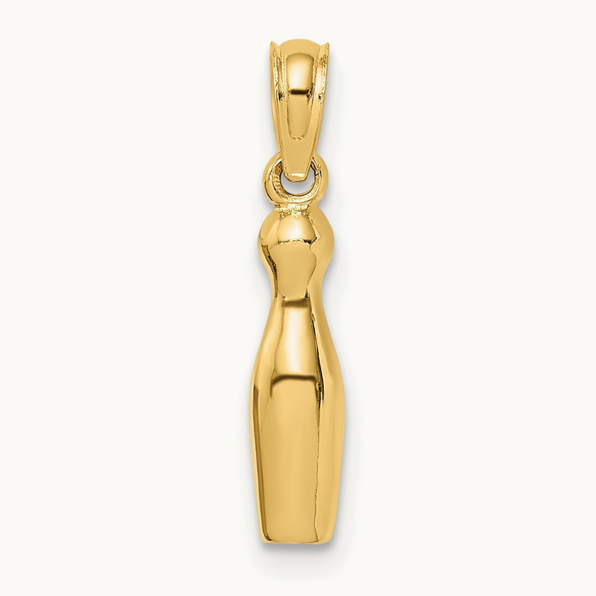 3-D Bowling Charm, 14K