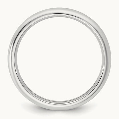 Standard Comfort Fit Band, 2.5mm, 10K White Gold