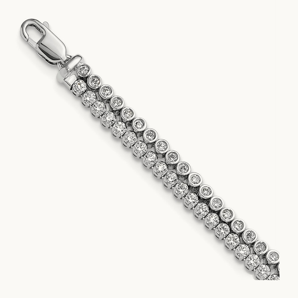 With Ext Bracelet, 3.00 ct tw Lab-Grown Diamond
