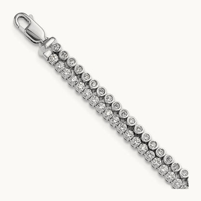 With Ext Bracelet, 3.00 ct tw Lab-Grown Diamond