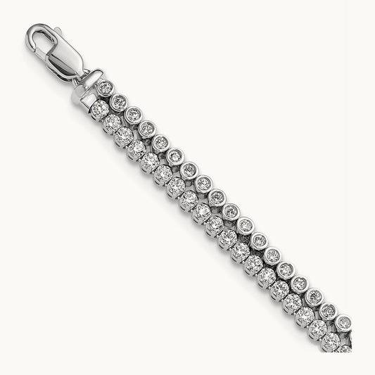 With Ext Bracelet, 3.00 ct tw Lab-Grown Diamond