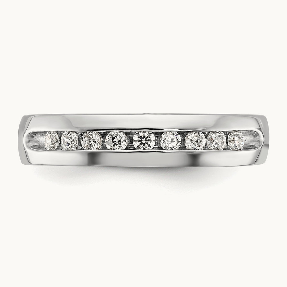9 Stone Men's Ring, 0.25 ct tw Lab-Grown Diamond