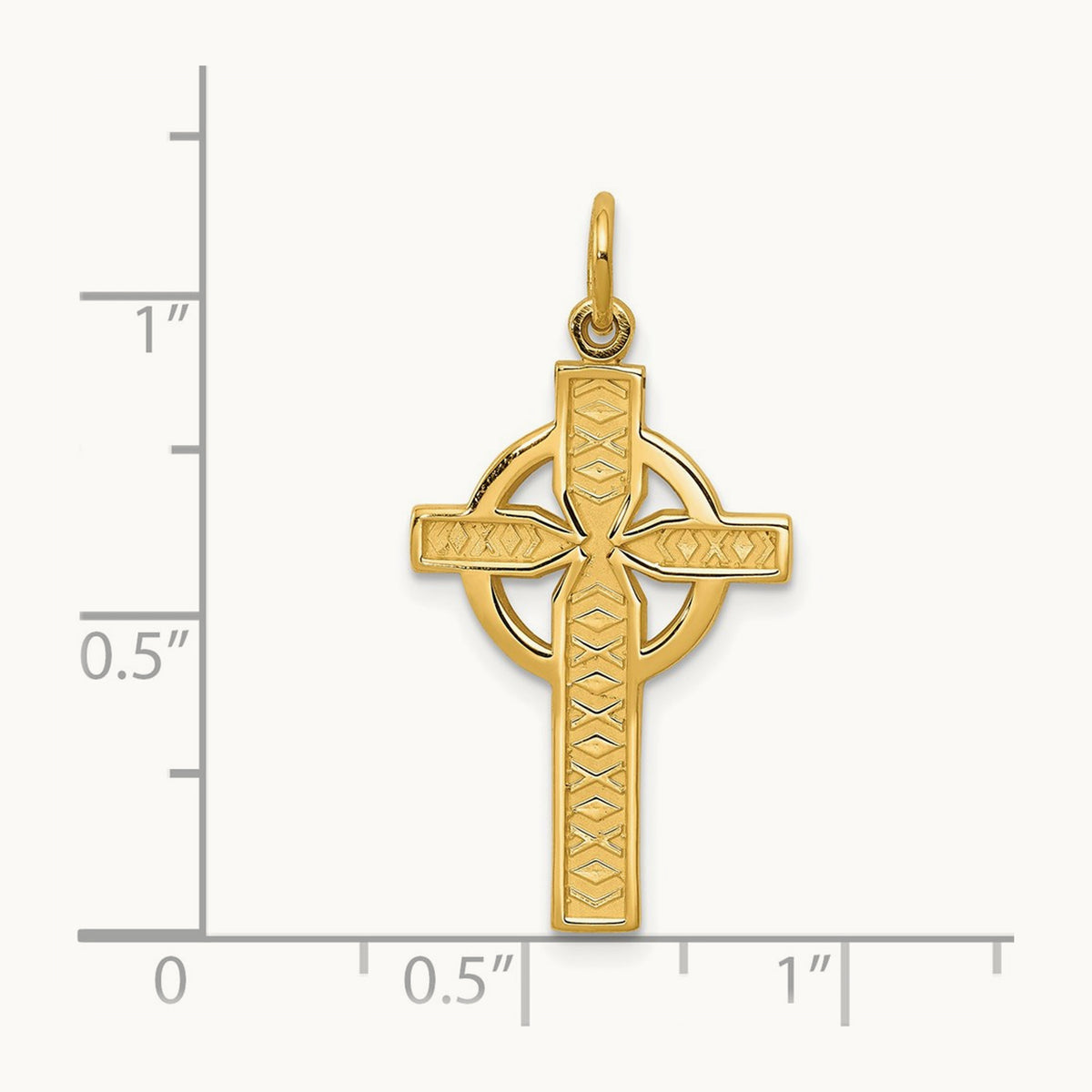 Celtic Cross Pendant, 14K