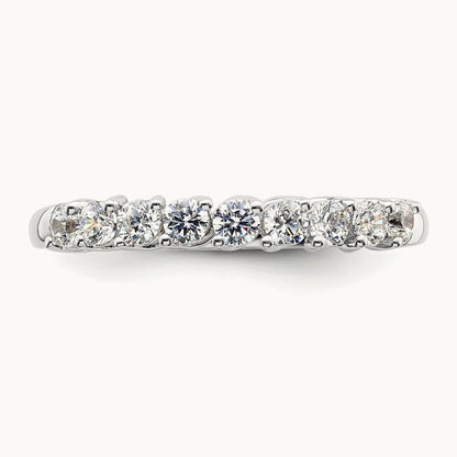 9 Stone Band, 0.50-1.00 ct tw Lab-Grown Diamond