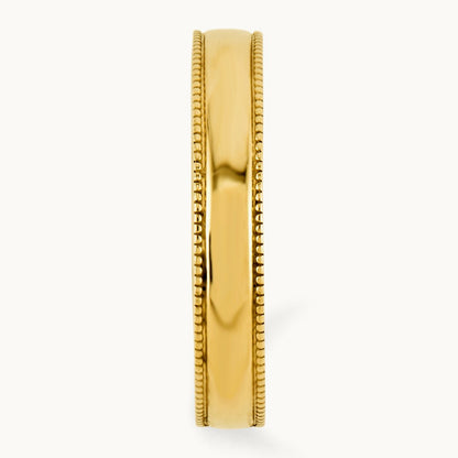 Milgrain Adjustable Toe Ring — 14K Yellow Gold