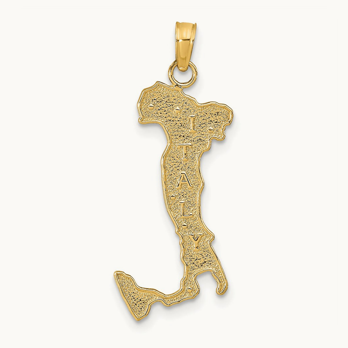 Map with ITALY Charm, 14K