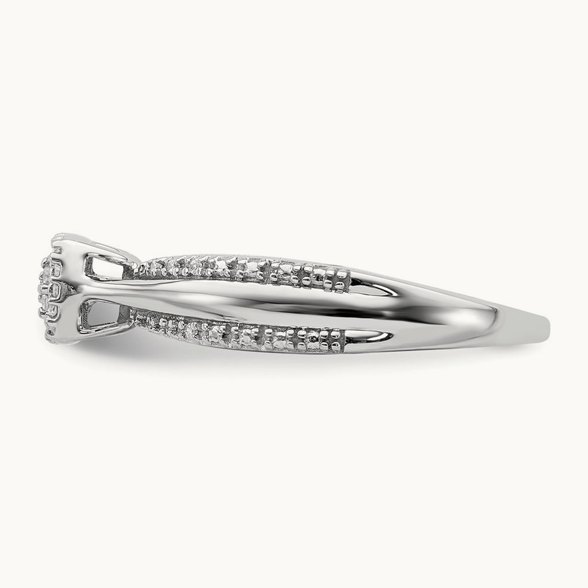 Cluster Engagement Ring, 0.10 ct tw
