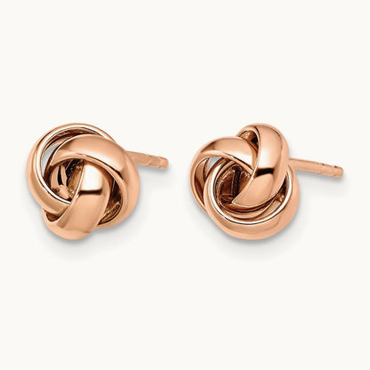 Polished Post Earrings — Leslie's — 14K Rose Gold