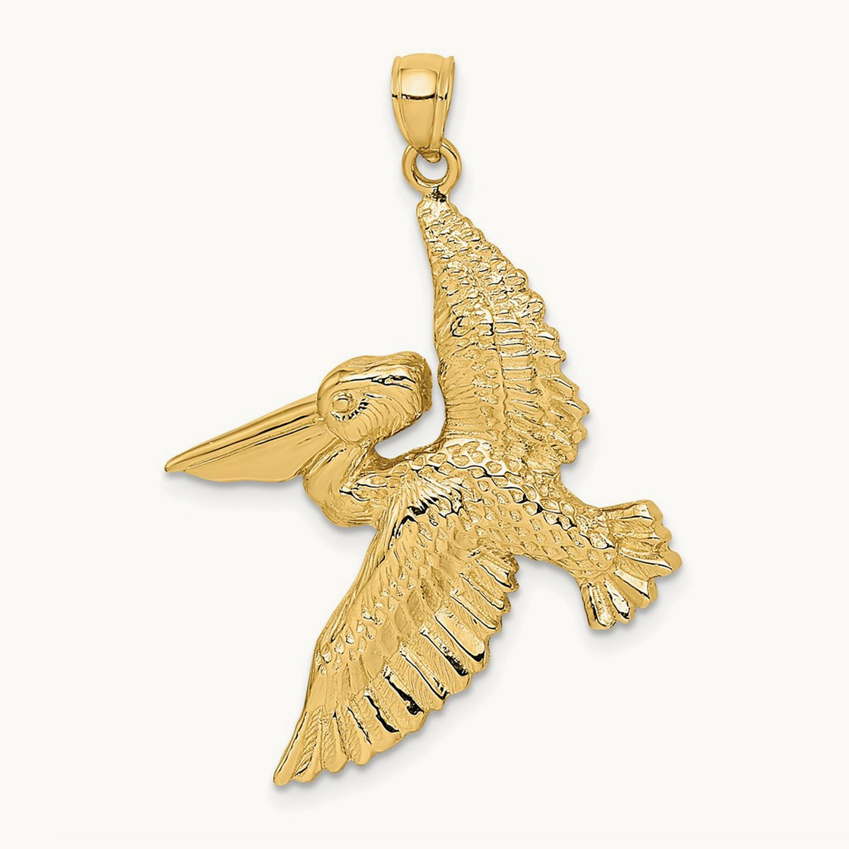 Flying Pelican Charm — 35mm