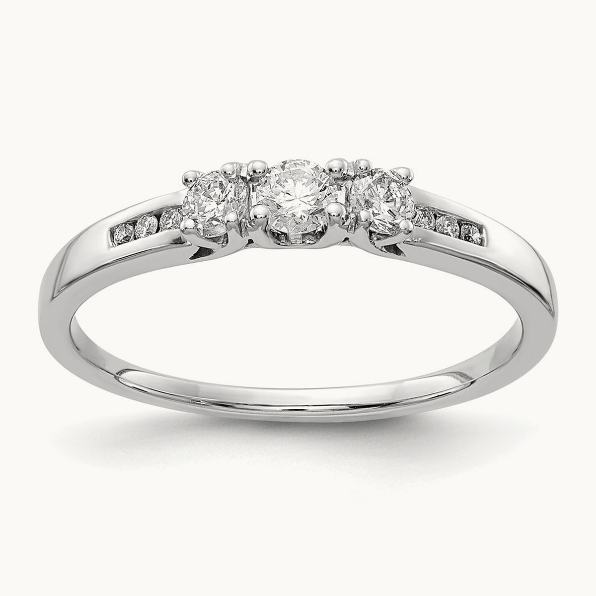 Diamond Ring, 14K White Gold