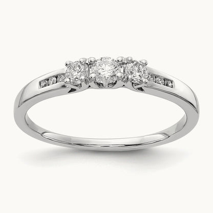 Diamond Ring, 14K White Gold