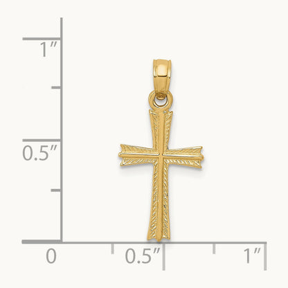 Cross Pendant, 14K