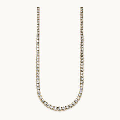 Graduated Tennis Necklace, 19.00 ct tw Lab-Grown Diamond