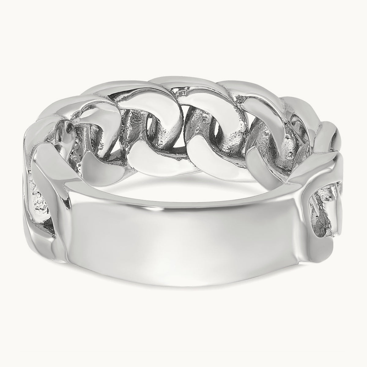 Men's Cuban Link Design Diamond Complete Ring — IBGoodman