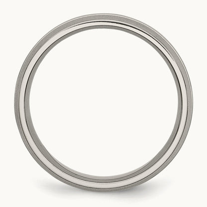 Brushed and Polished Grooved Band — photo set