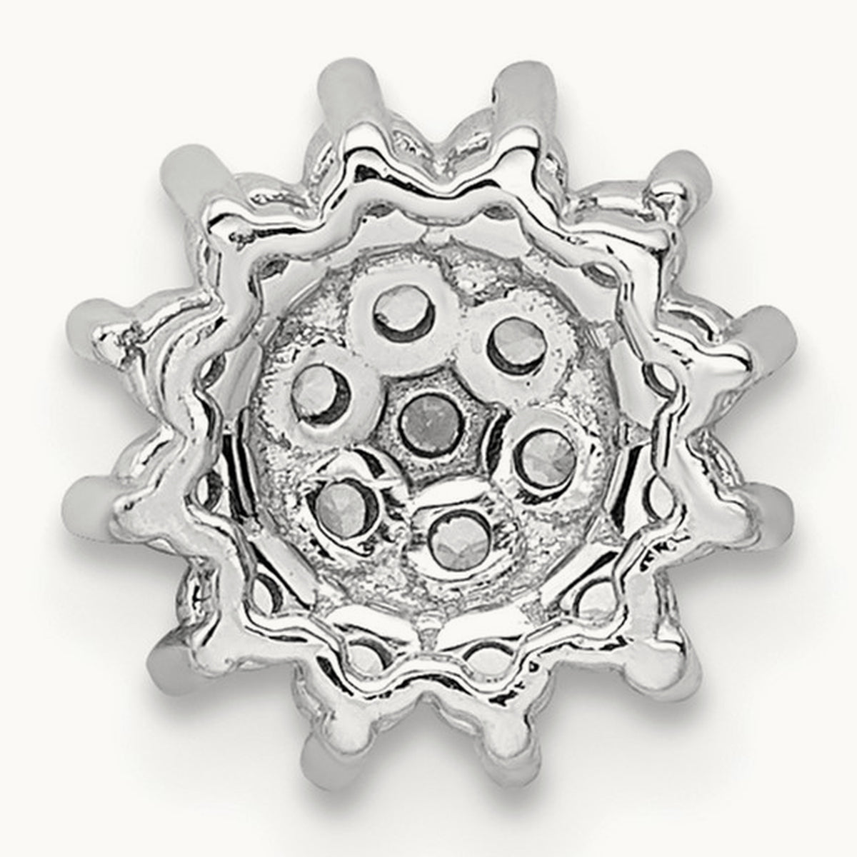 Chain Slide Pendant, 0.25 ct tw Lab-Grown Diamond — 14K White Gold