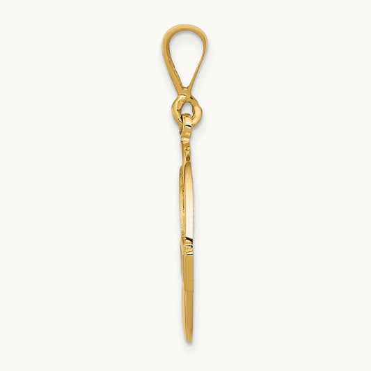 Claddagh Pendant, 14K