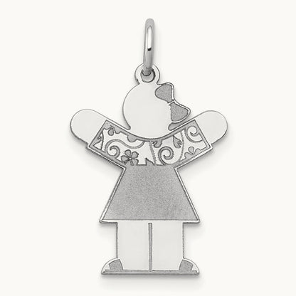 Kid Charm, 14K White Gold