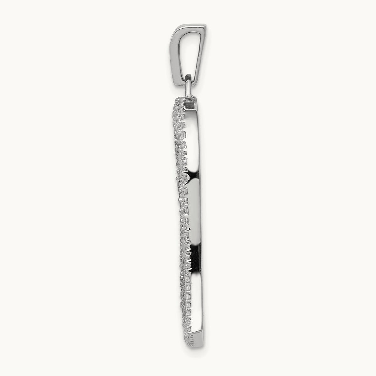 Diamond Heart Pendant — 40mm