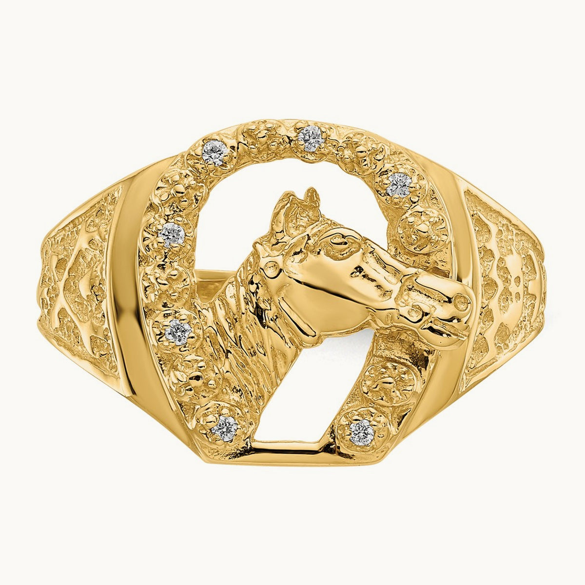 AA Diamond men's ring, 14K