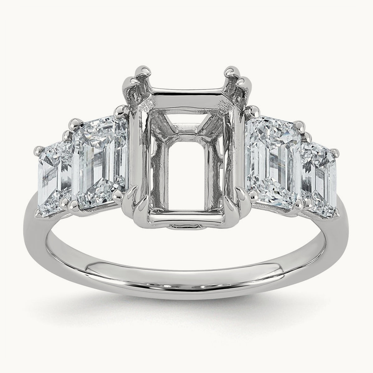 Semi-Mount Ring, 2.00 ct tw Lab-Grown Diamond