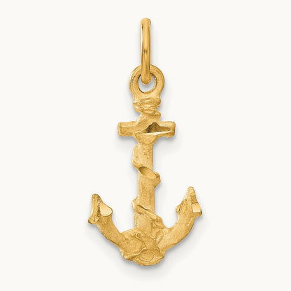 Anchor Charm, 14K