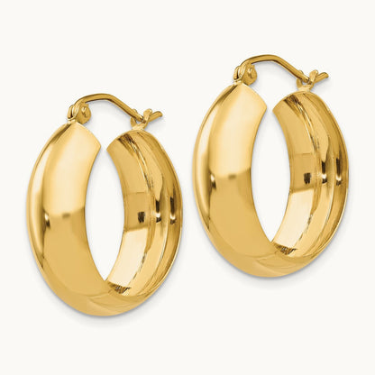 Hoop Earrings, 14K