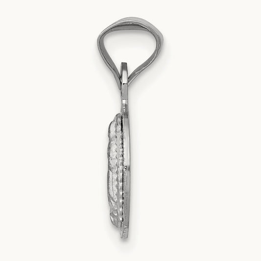Our Lady of Guadalupe Semi-Solid Round Pendant — 10.45mm