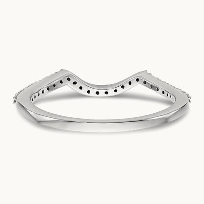 Diamond Wedding Band, 14K White Gold