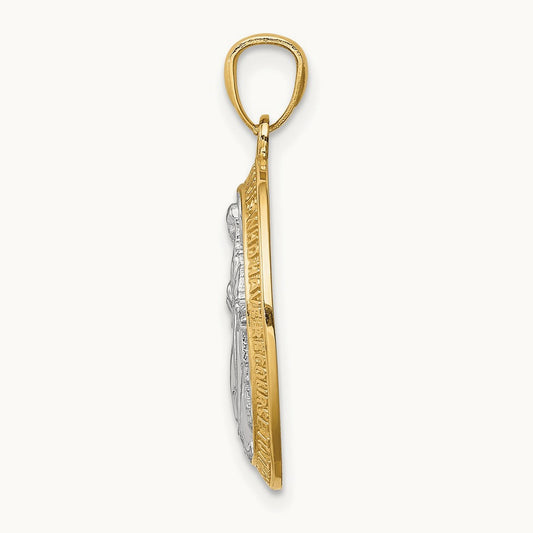 Polished Miraculous Medal Pendant — photo set
