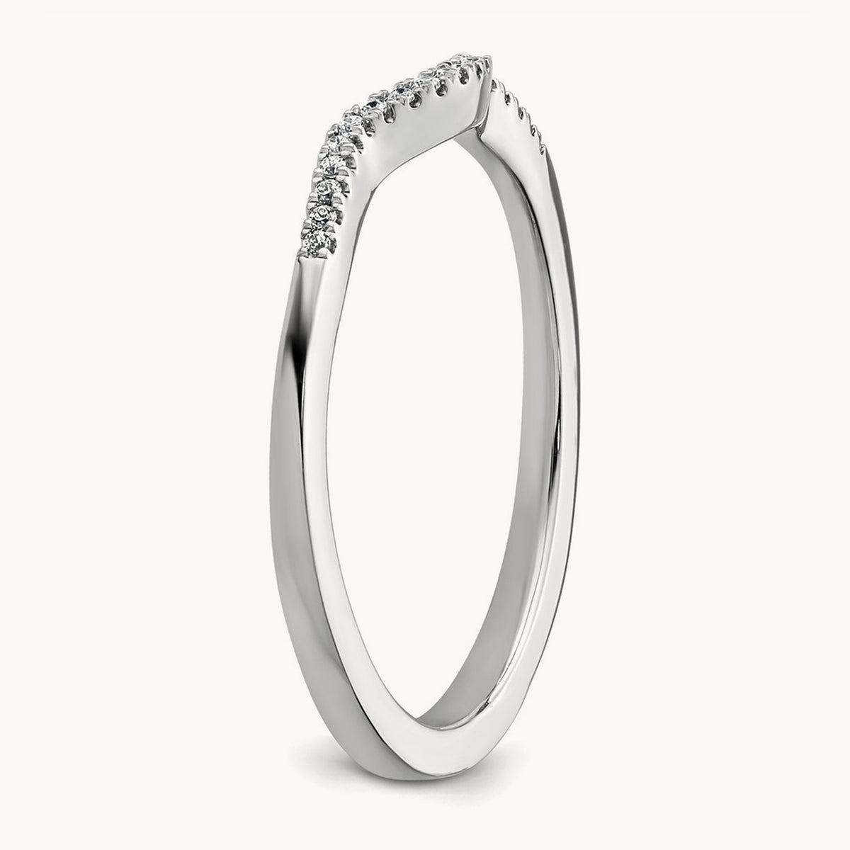 Diamond Band, 14K White Gold