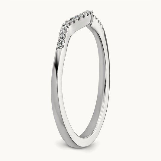 Diamond Band, 14K White Gold