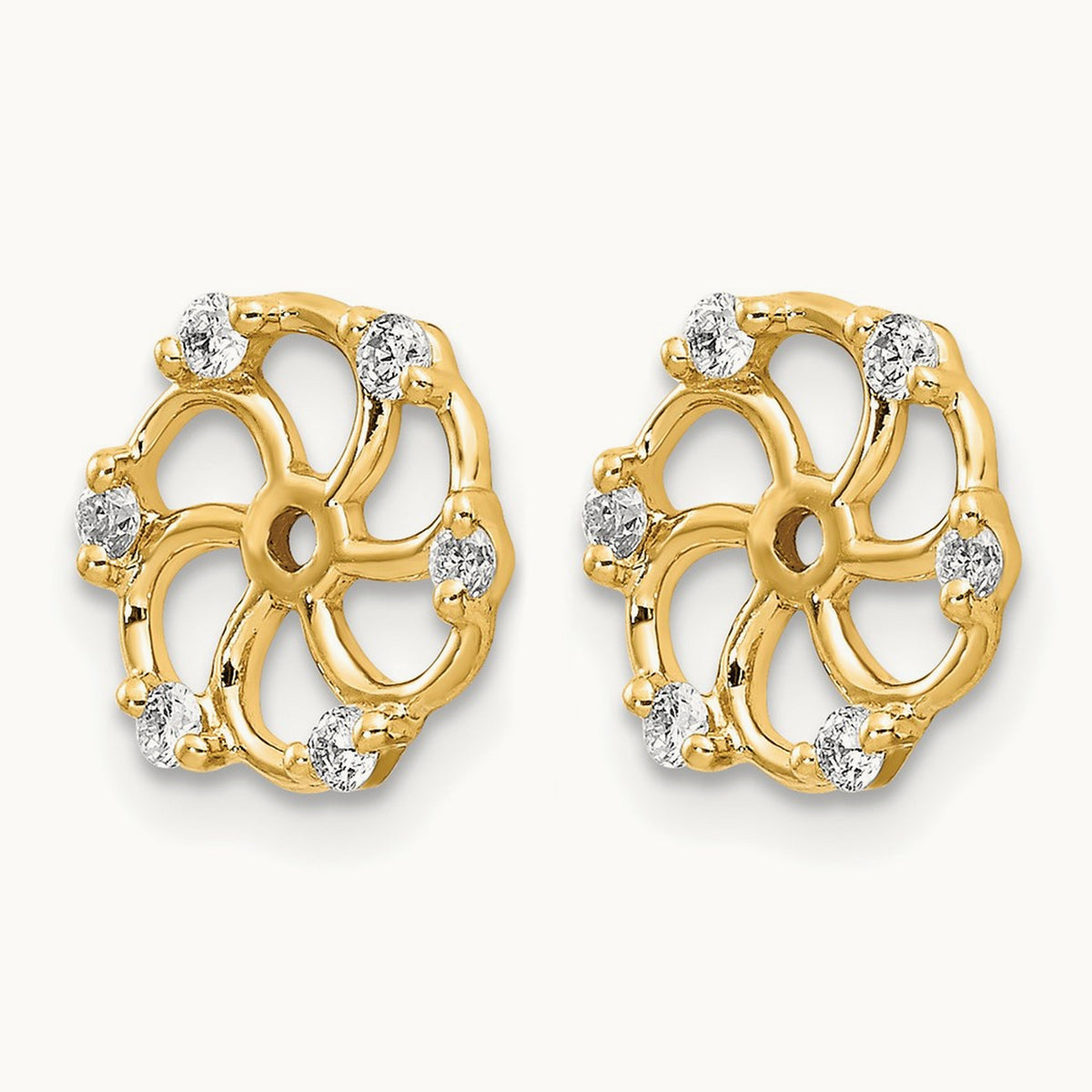 AA Diamond Earring Jacket, 14K