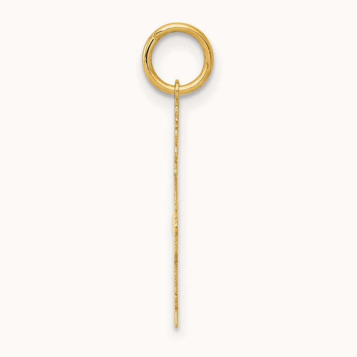Plain Polished Small Boy Charm, 14K