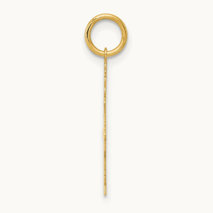 Plain Polished Small Boy Charm, 14K