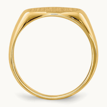 Open Back Child's Signet Ring — photo set