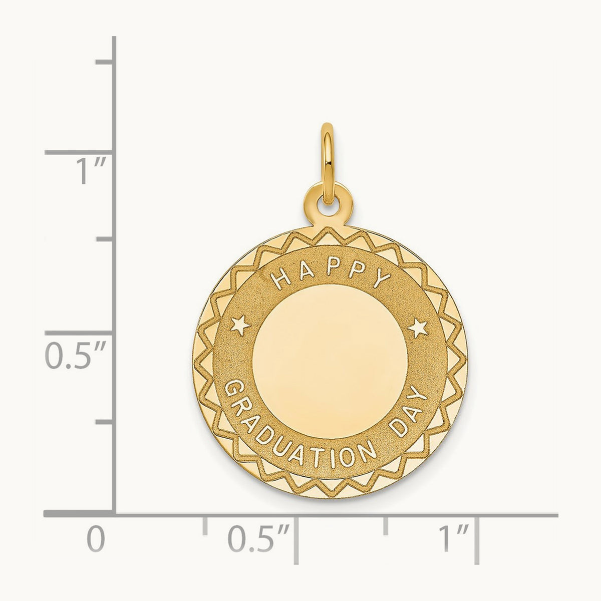 HAPPY GRADUATION DAY Charm, 14K