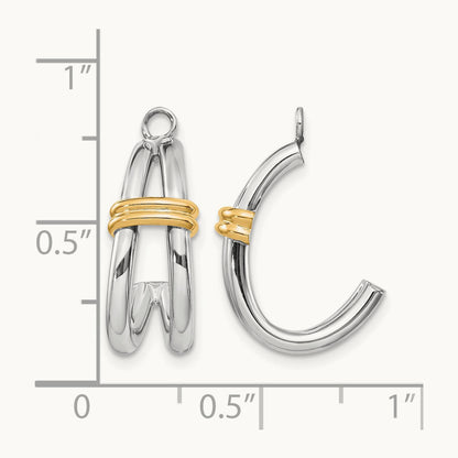 J Hoop Earring Jackets — photo set