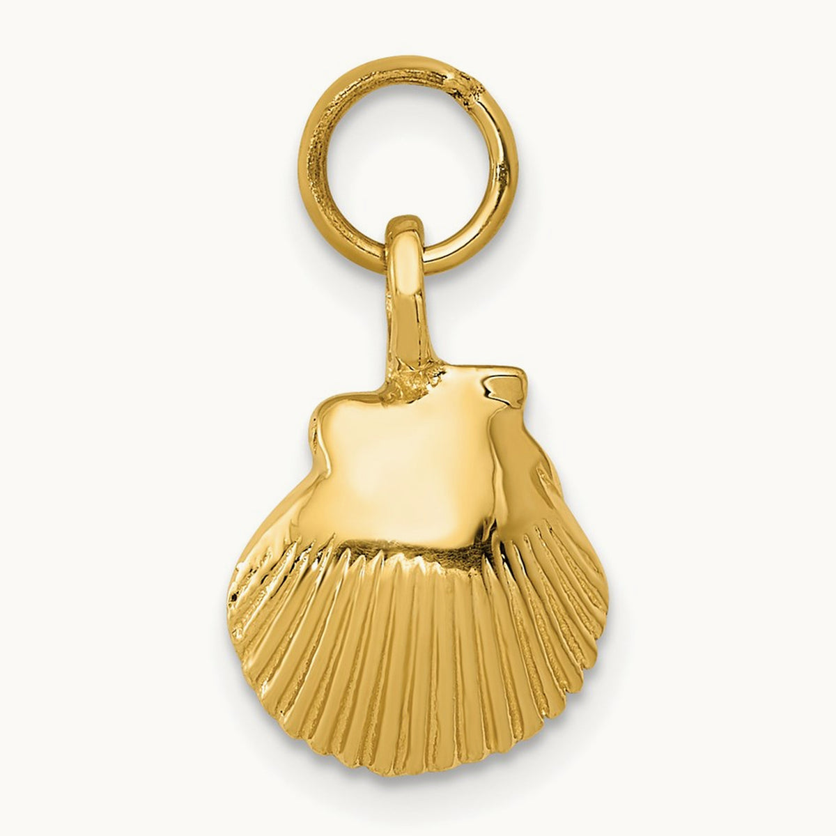 Seashell Pendant, 14K