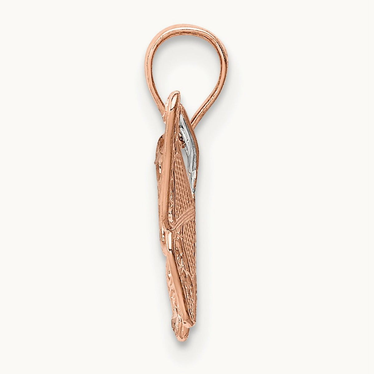 w/ Diamond-cut Butterfly Pendant — photo set