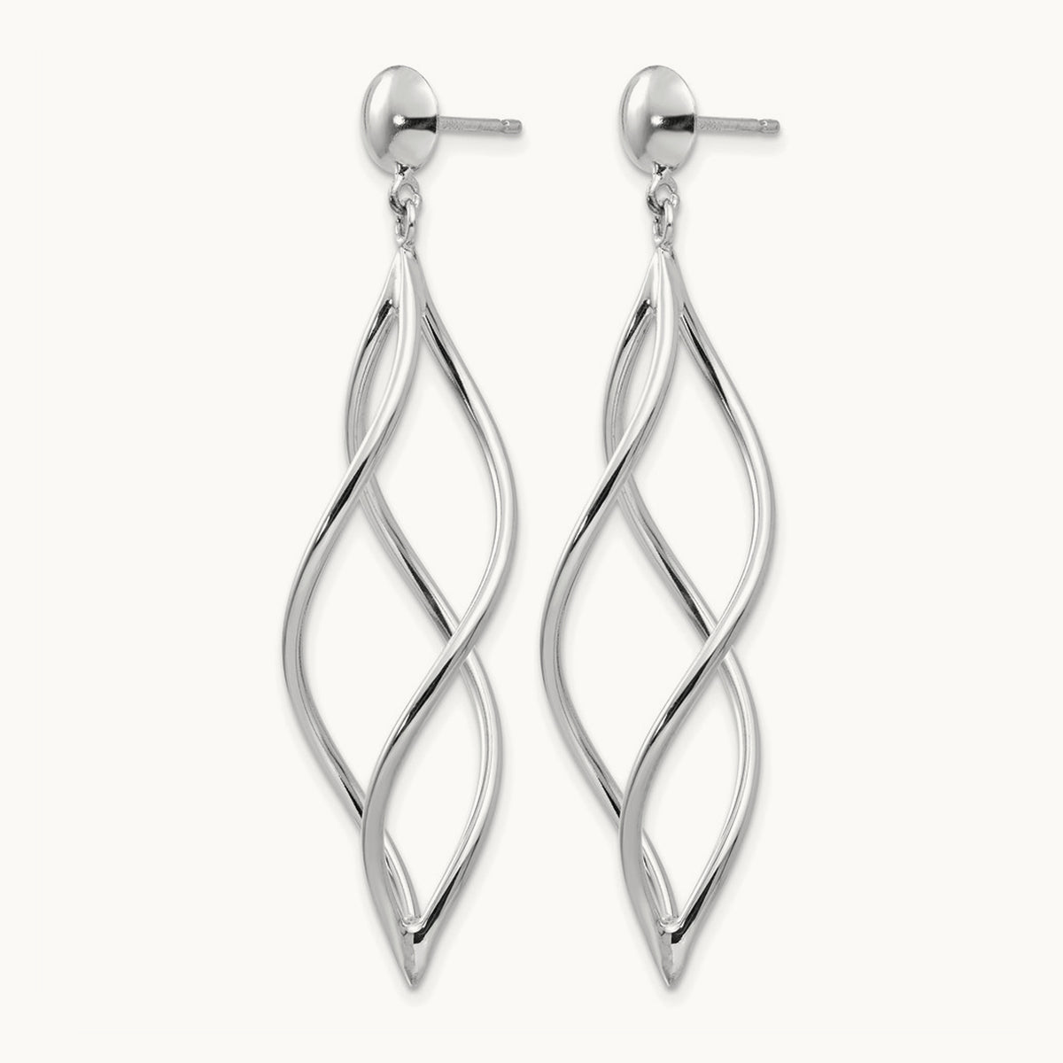 Swirl Dangle Earrings — photo set