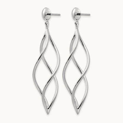 Swirl Dangle Earrings — photo set