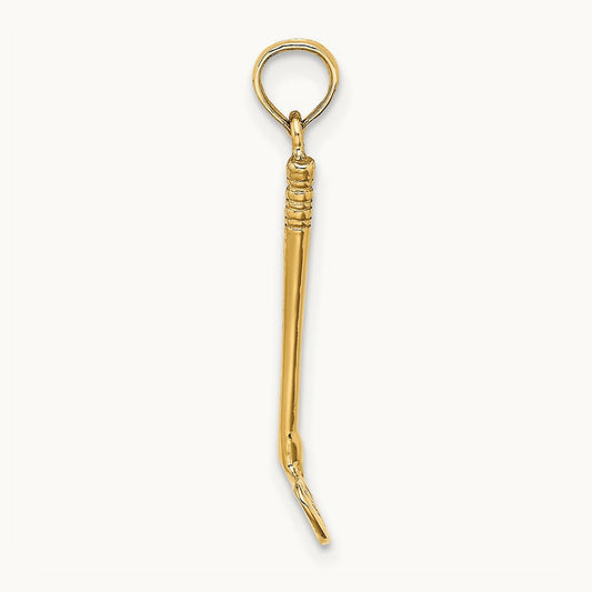 3-D Club Charm, 14K
