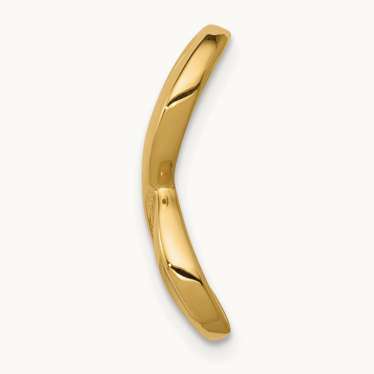 Fancy Polished Infinity Figure-8 Slide — 14K Yellow Gold