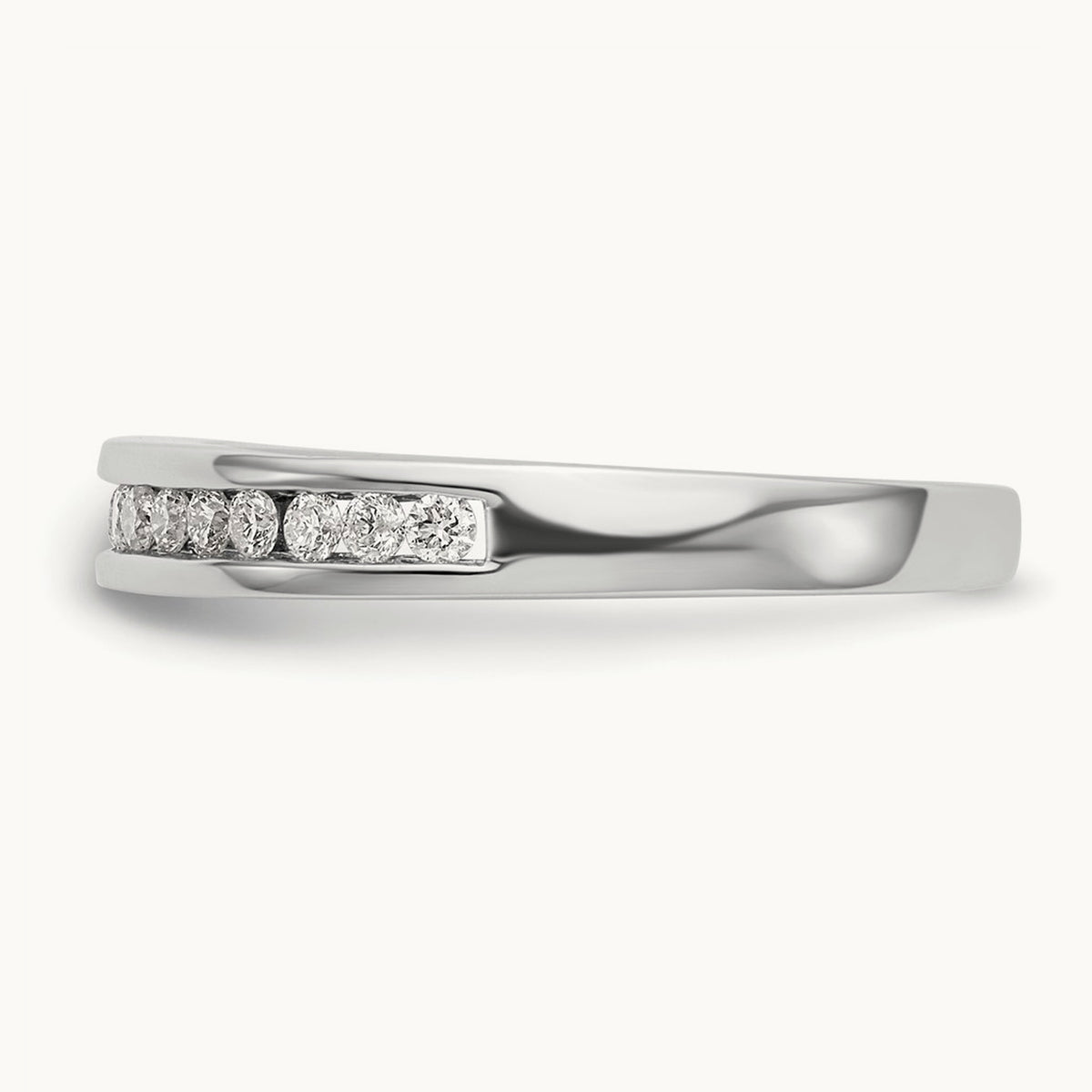 Channel-Set Wedding Band — 1/3 ct, Standard, 7