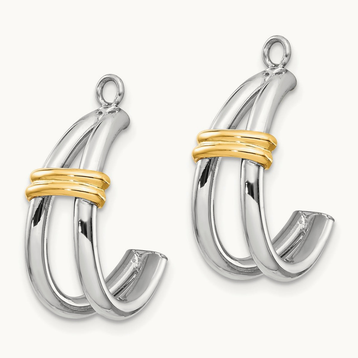 J Hoop Earring Jackets — photo set