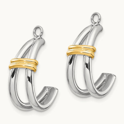 J Hoop Earring Jackets — photo set