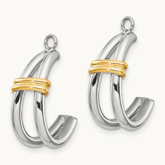 J Hoop Earring Jackets — photo set