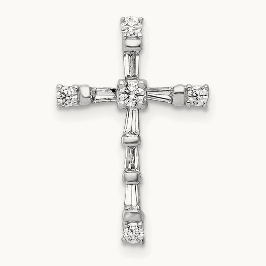 1/3ct. Diamond Cross Chain Slide — photo set
