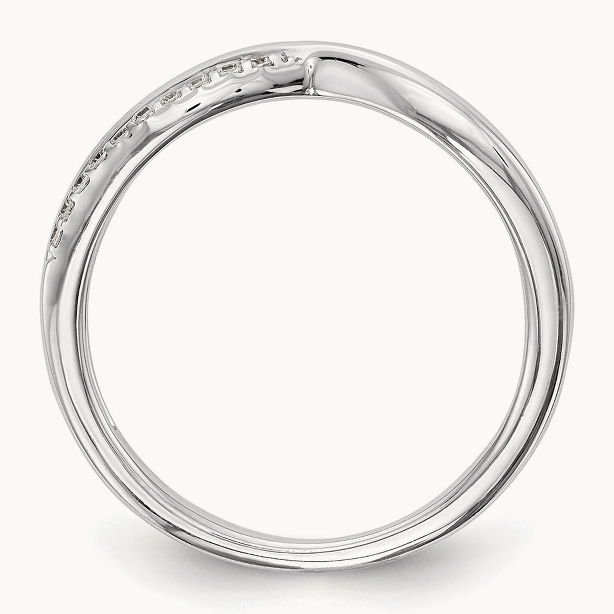 Diamond Band, 14K White Gold